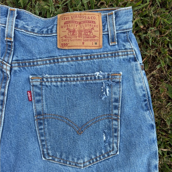 Levi's Pants - Vintage 550 Levi Denim Shorts
